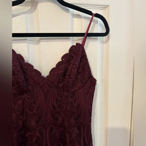 bardot gia lace dress EUC Bardot Gia Pink Pencil Lace Dress V Neck Sleeveless Sz XS